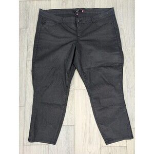 Torrid Black Denim Cropped Stretch‎ Jeans Plus Size 26